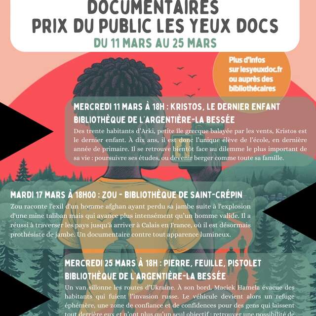 Projection documentaire Prix du Public Les yeux Docs