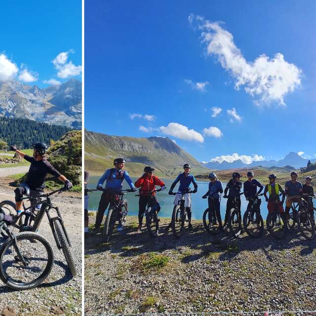 Privatised escape on an electric mountain bike