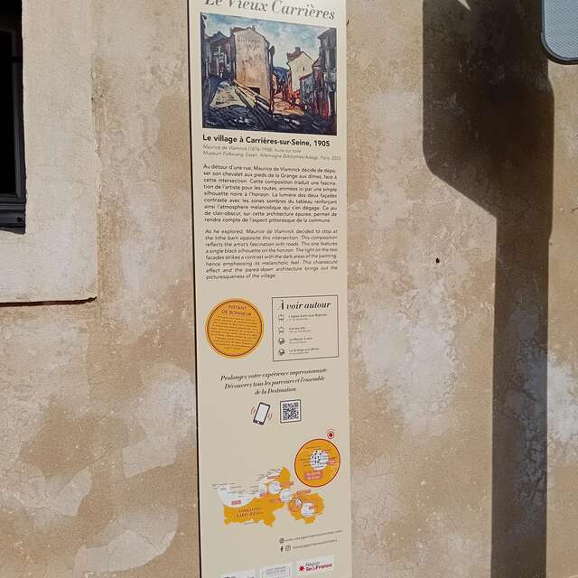 Chemin des Impressionnistes à Carrières-sur-Seine