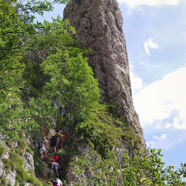 Voies d'escalade de Saint-Saturnin - Les Fontaines
