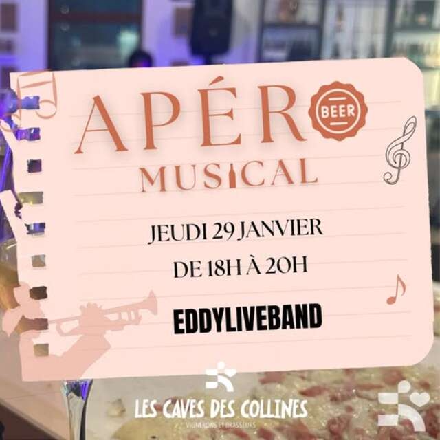 Apéro musical 'Eddy Live Band' - Les Caves des Collines