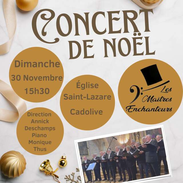 Concert de Noël  par les chœurs des Maîtres  Enchanteurs