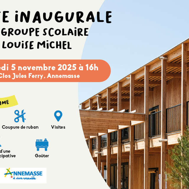 Visite inaugurale de l'école Louise Michel