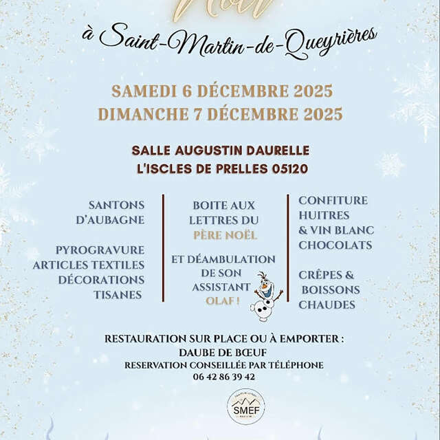 Marché de Noël Saint-Martin-de-Queyrières