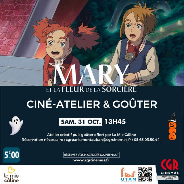 Taller de cine y refrigerio - MARÍA Y LA FLOR DE LA BRUJA