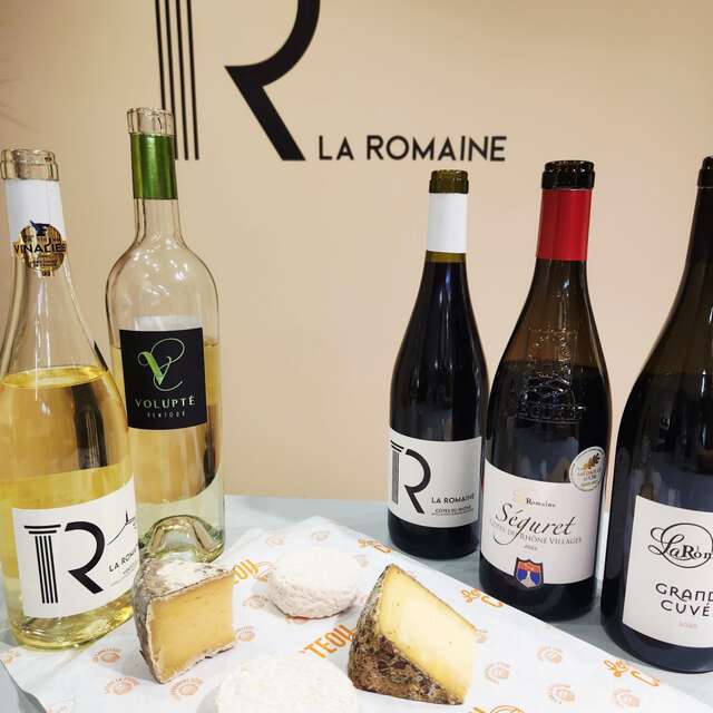 Festival Ventoux Saveurs - Proeverijworkshop: wijn- en kaascombinaties - Cave la Romaine