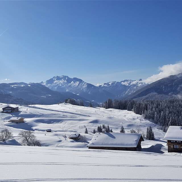 Pedestrian itinerary - snowshoes 18 - La Boucle des Gettiers