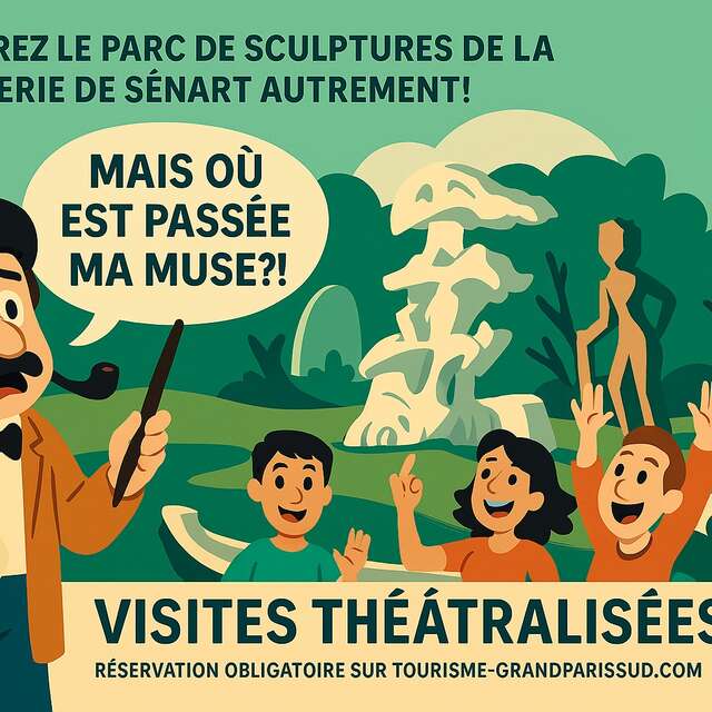 Visite théâtralisée du parc de sculptures de la Faisanderie de Sénart