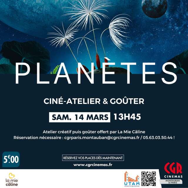 Ciné-atelier et goûter - PLANÈTES