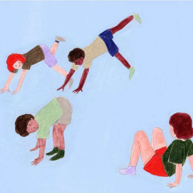 Visite-atelier yoga chien tête en bas