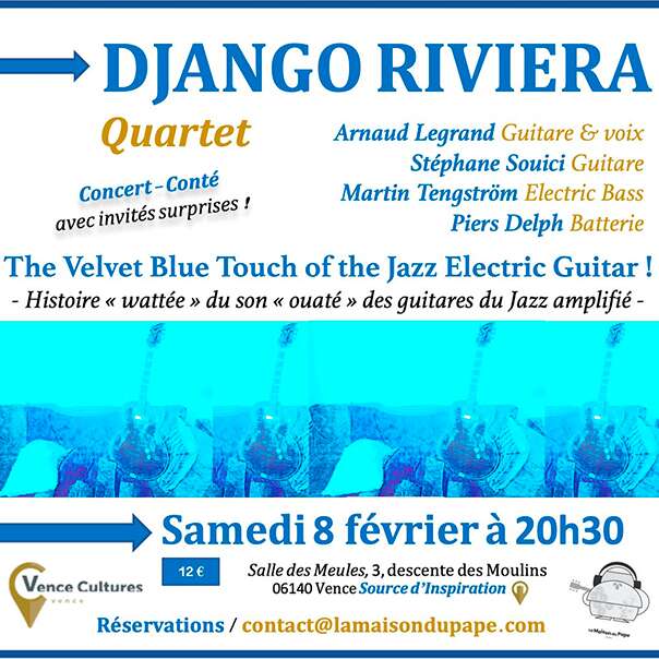 Concert « Django Riviera Quartet »