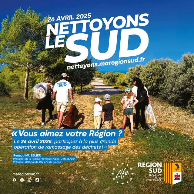 Nettoyons le Sud - Vallée de l'Aygues - Buisson