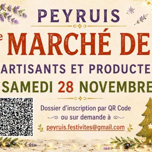 Marché de Noël à Peyruis