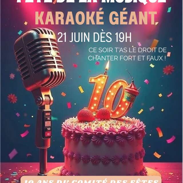 Fête de la Musique 2025 – Édition Spéciale 10 ans du Comité des Fêtes !