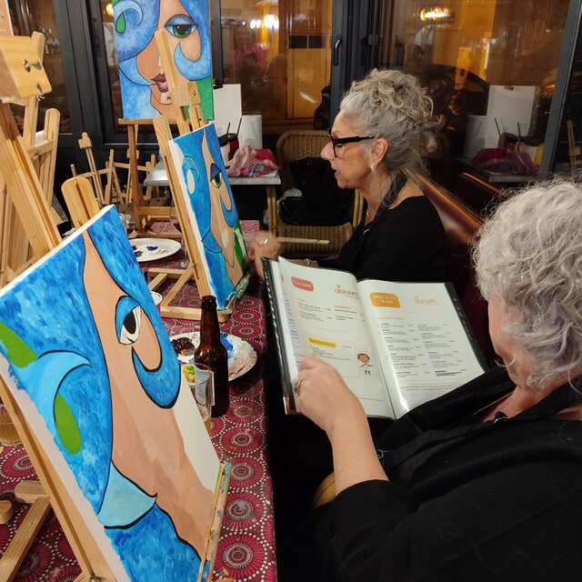 Les Art’péros, Atelier apéro-peinture autour du Grand Site de France