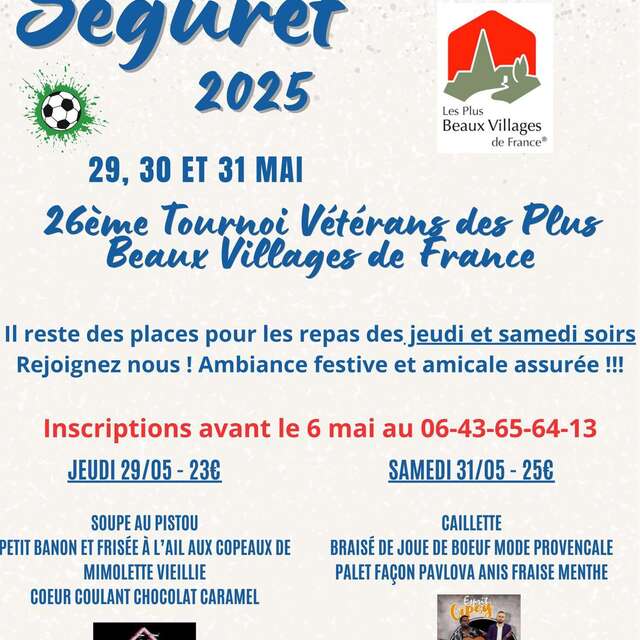 26th Les Plus Beaux Villages de France Veterans' Tournament