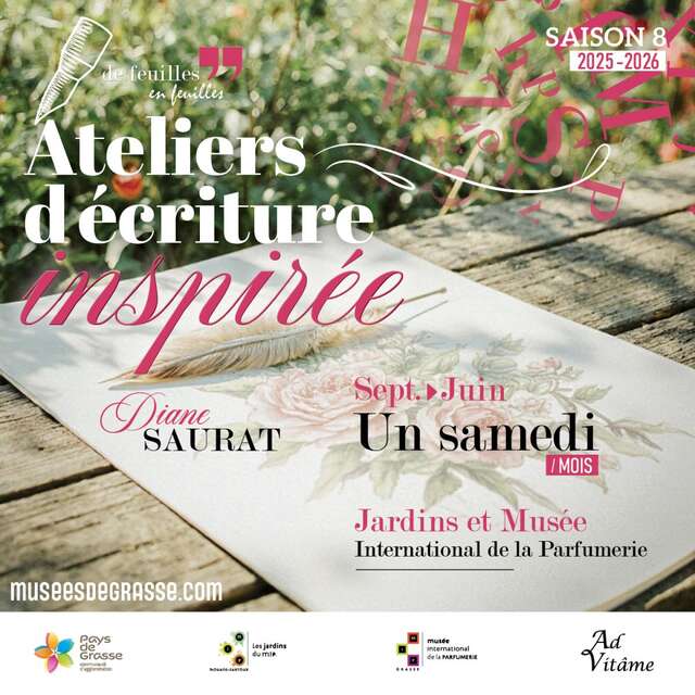 Ateliers d'écriture inspirée  - De feuilles en feuilles - Saison 8