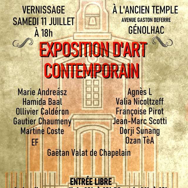 Exposition d'art contemporain