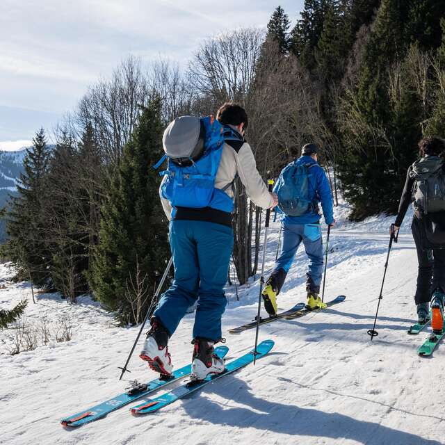 Ski de randonnée printanière