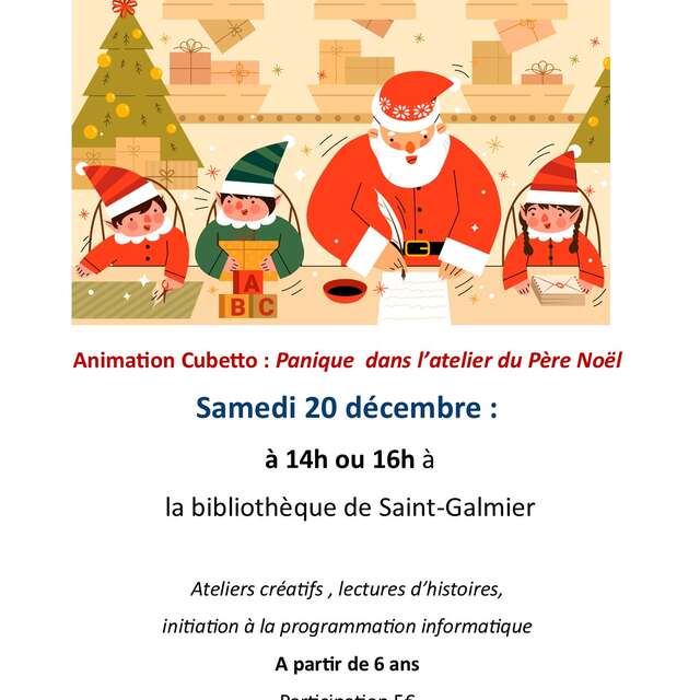 Cubetto : Panique dans l'atelier du Père Noël