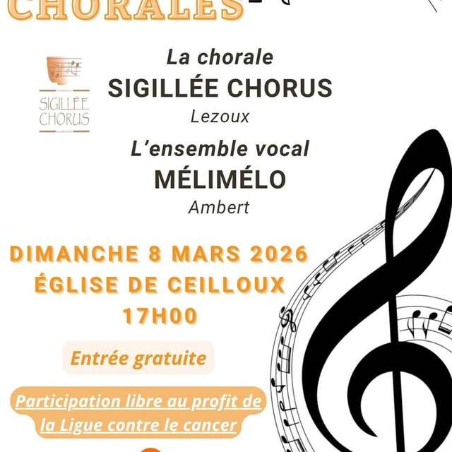 Concert chorales Sigillée et Mélimélo