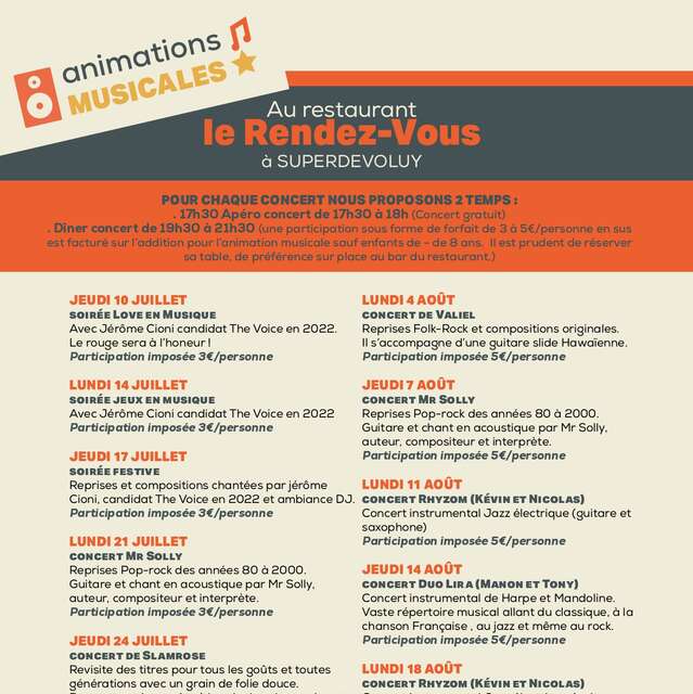 Concert de Mr Solly au Rendez-vous