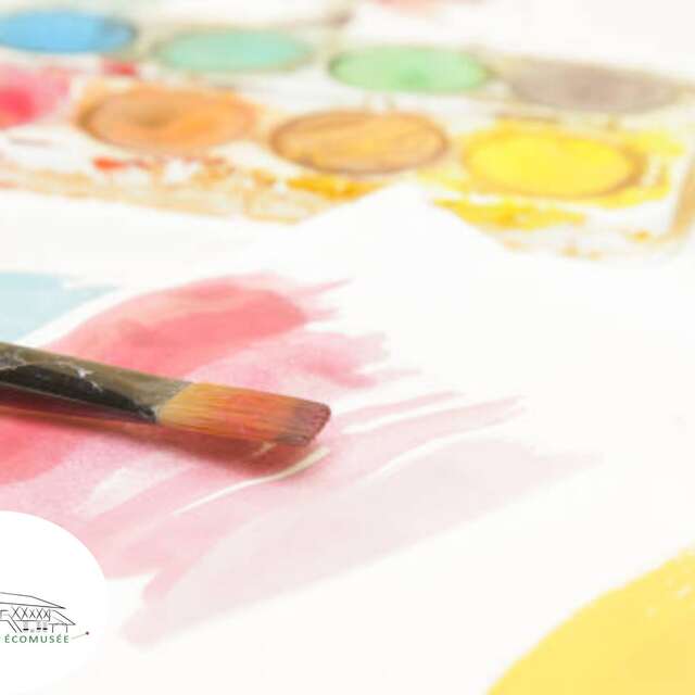 Atelier "Aquarelle et papier découpé"