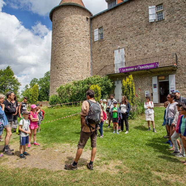 Façonnez votre bijou avec une Améthyste d'Auvergne