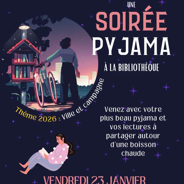 Nuits de la lecture -Soirée pyjama à la bibliothèque