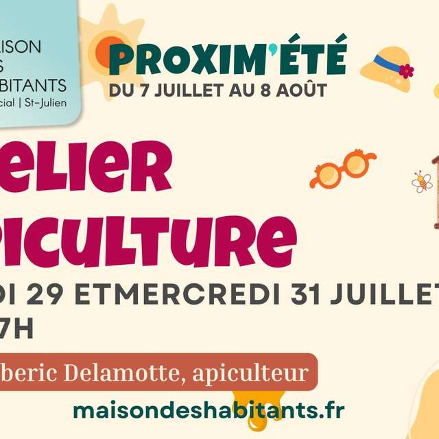 Atelier Apiculture avec Alberic Delamotte, apiculteur