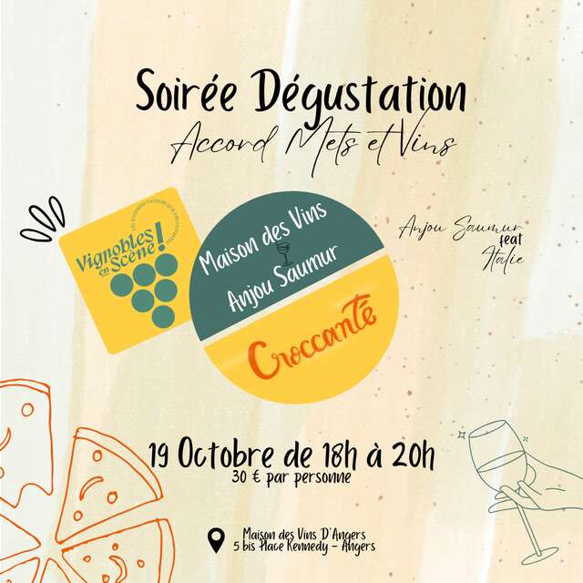 Soirée Dégustation - Accords Mets & Vins à la Maison des Vins !