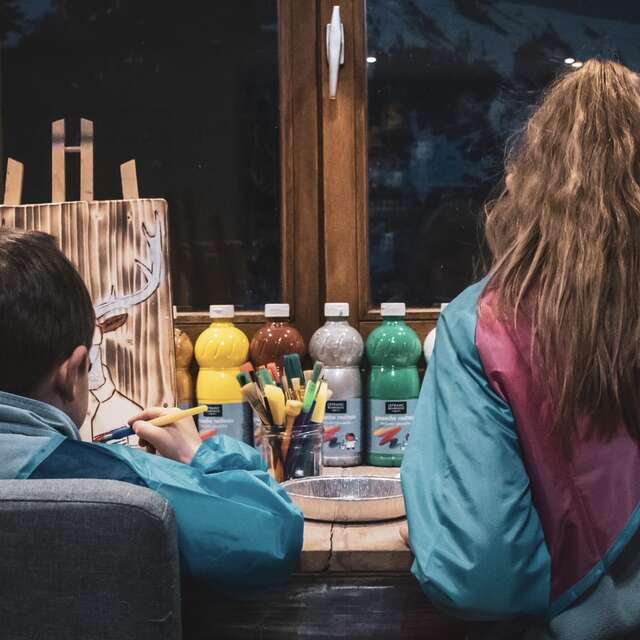 Atelier peinture sur bois - La Montagn'Artdéco