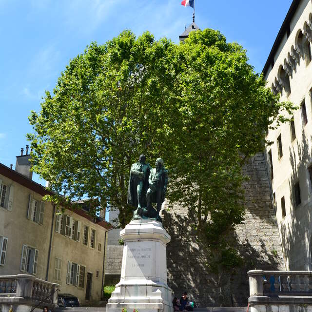 Statue des frères de Maistre