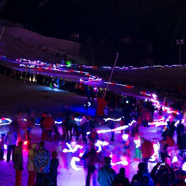 Descente aux flambeaux de fin d'année !