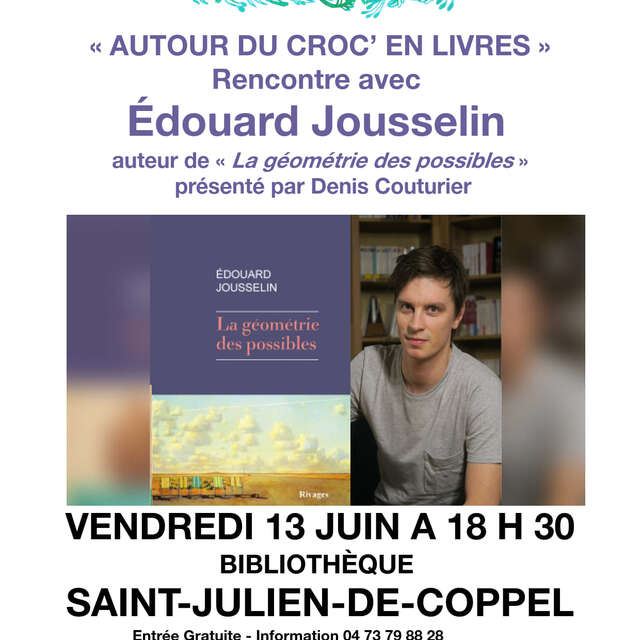 Autour du Croc' en livres : rencontre avec Édouard Jousselin