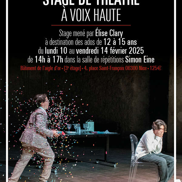 Stage de théâtre À Voix haute - Adolescents