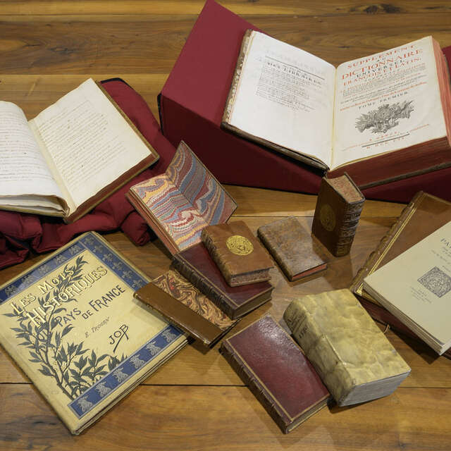 Fonds anciens de Trévoux : Dictionnaire, mémoires et journal de Trévoux