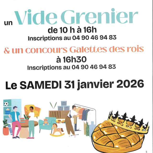 Flea Market & Galette des Rois Competition at Cave du Gravillas