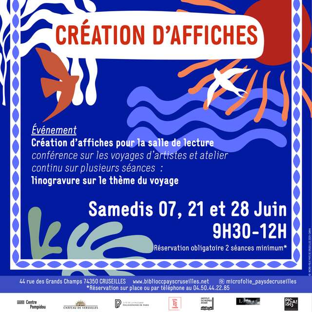 Conférence et initiation à la linogravure