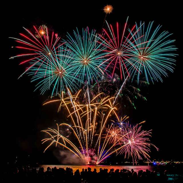 Feuerwerk in Port Grimaud