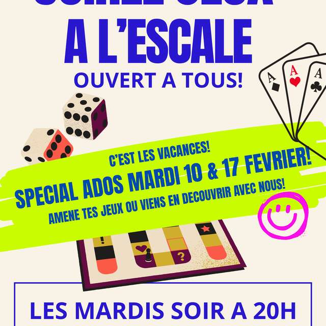 Soirée jeux - Spéciale ados