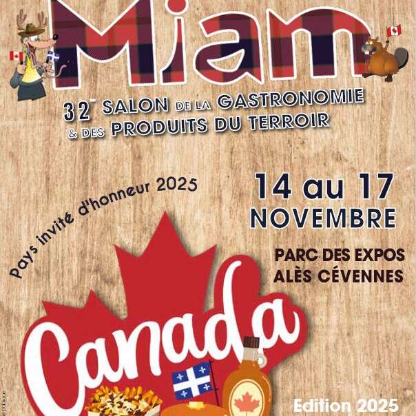 32-ème édition du Salon Miam d’Alès 2025 CANADA / QUEBEC