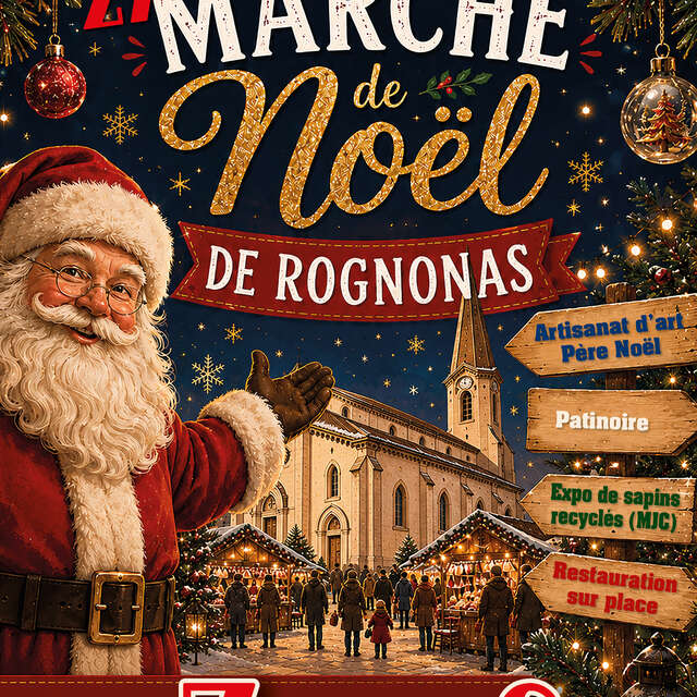 Christmas market in Rognonas