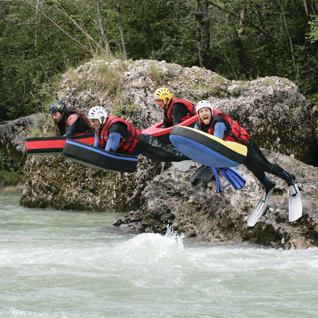 Hydrospeed sur la Dranse