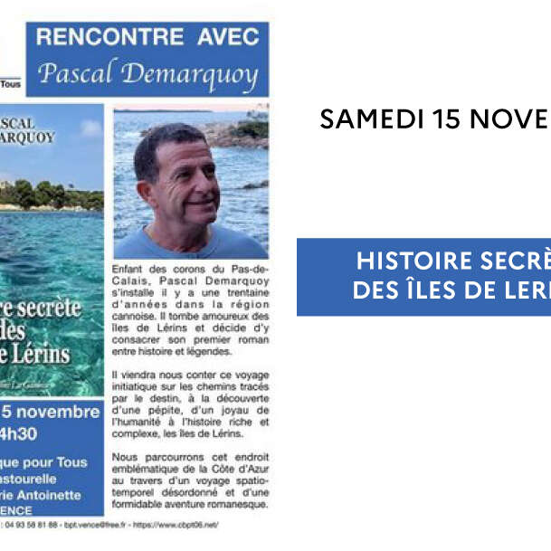 « Histoire secrète des îles de Lérins »