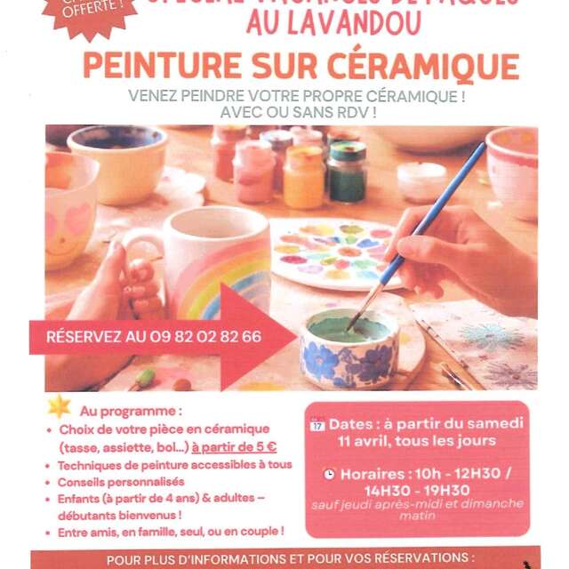 Ateliers créatifs chez Terres & Trésors - Spécial vacances de Pâques