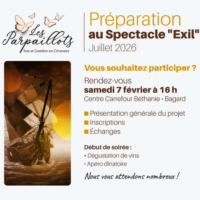 Spectacles Exils! Inscriptions Bénévoles / Acteurs