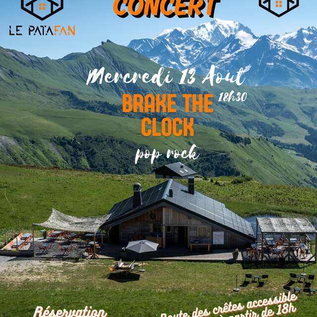 Concert au Patafan : Brake the clock pop rock