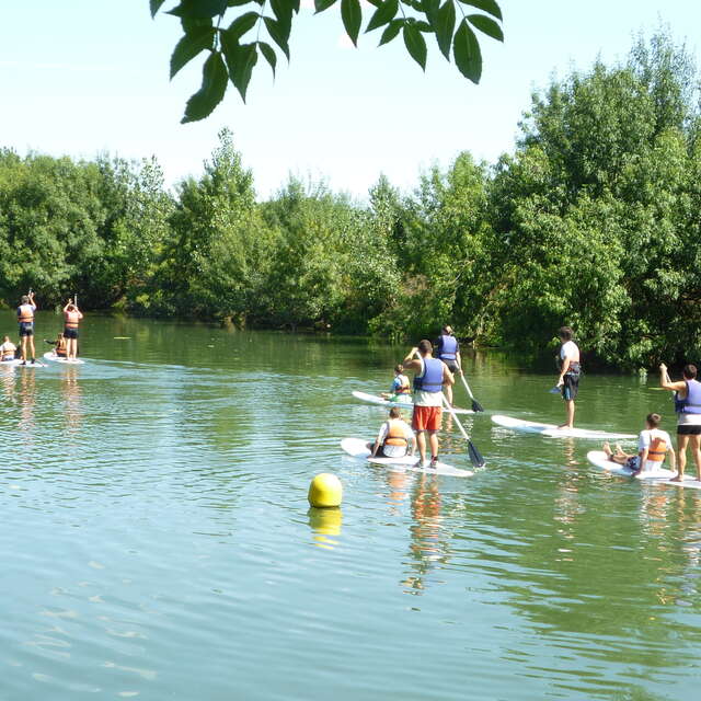 Stand-Up paddle on the Loir