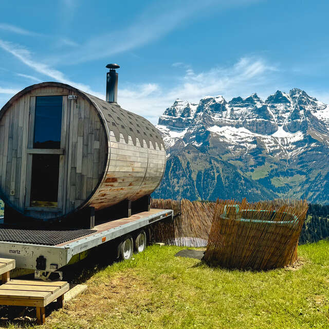 Sauna auf der Alm